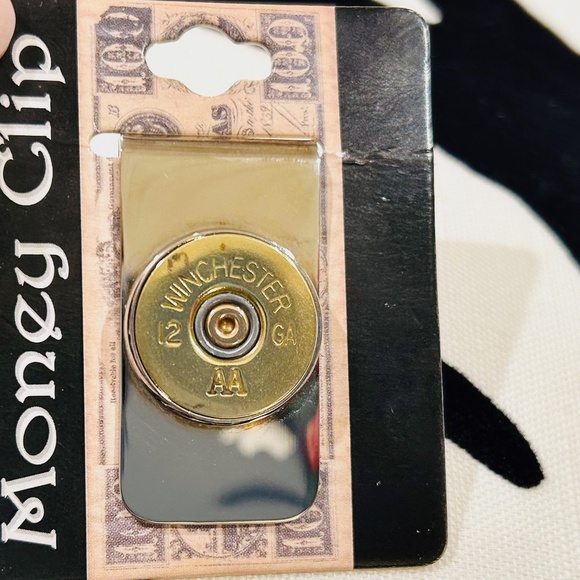 JA1-NEW Winchester 12 Gauge Bullet Money Clip - Picture 1 of 6